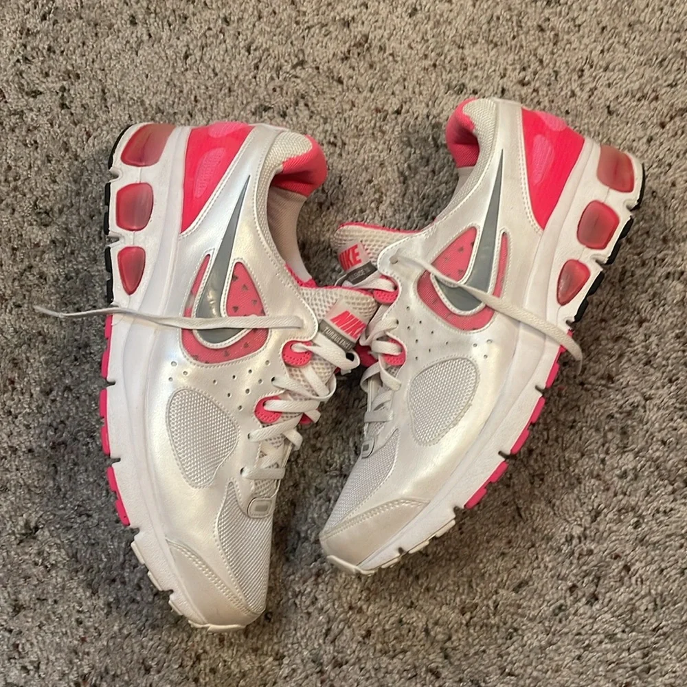 Nike Turbulence 16 Max Air Track Star Pink White Running Shoes Size‎ 10